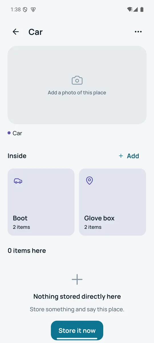 Place detail for Car