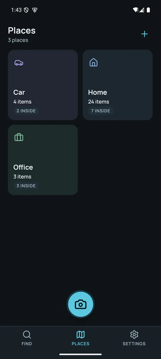 Places in dark mode